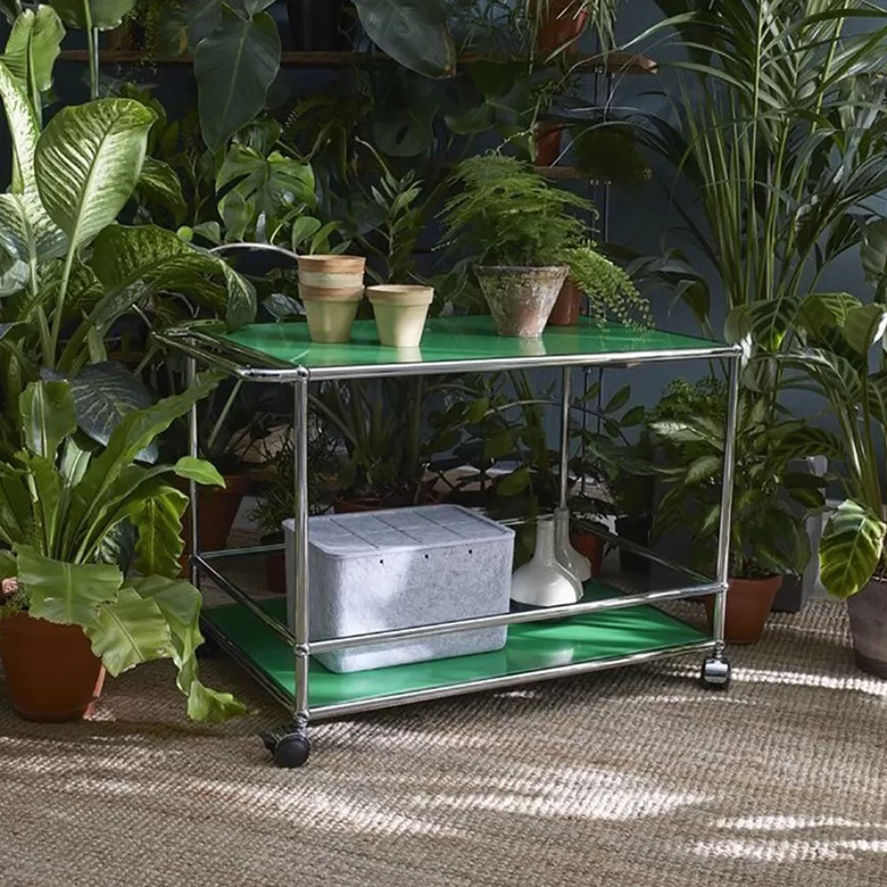 Tavolini^USM Haller | Carrello - Verde