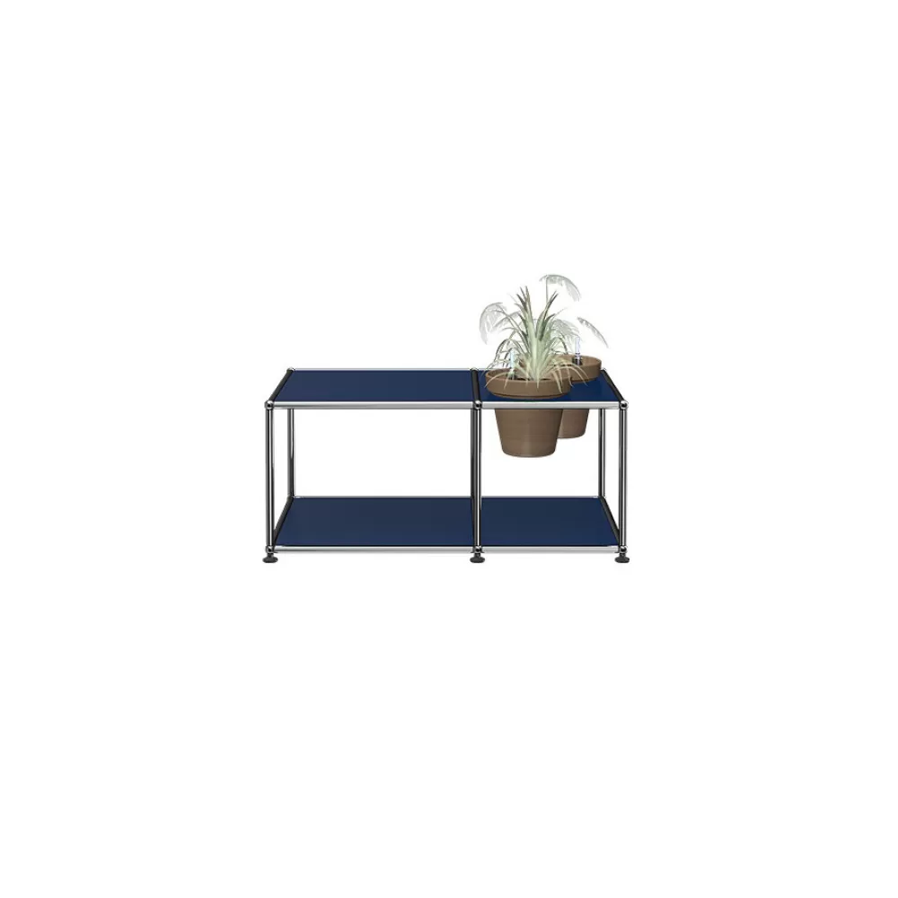 Tavolini^USM Haller | Tavolino - Blu Acciaio