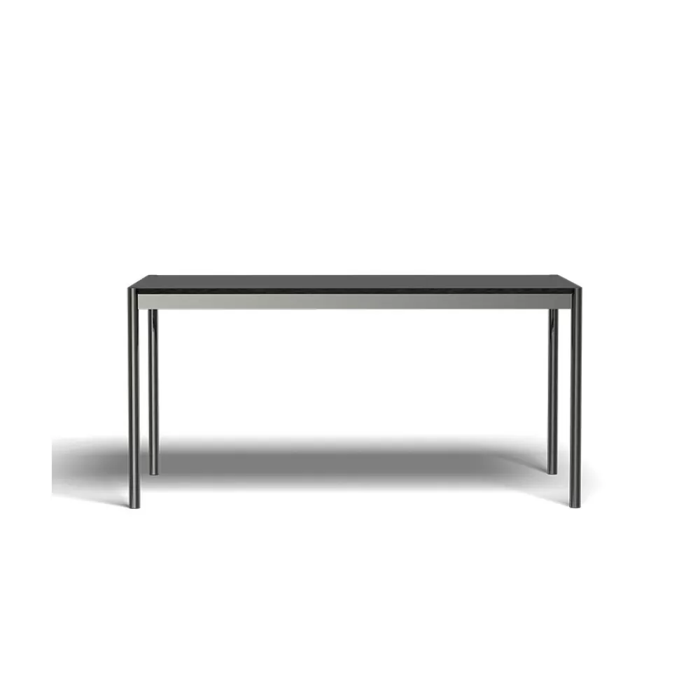 Scrivanie E Tavoli Da Ufficio^USM Haller | Tavolo 150 X 75 | Linoleum Nero