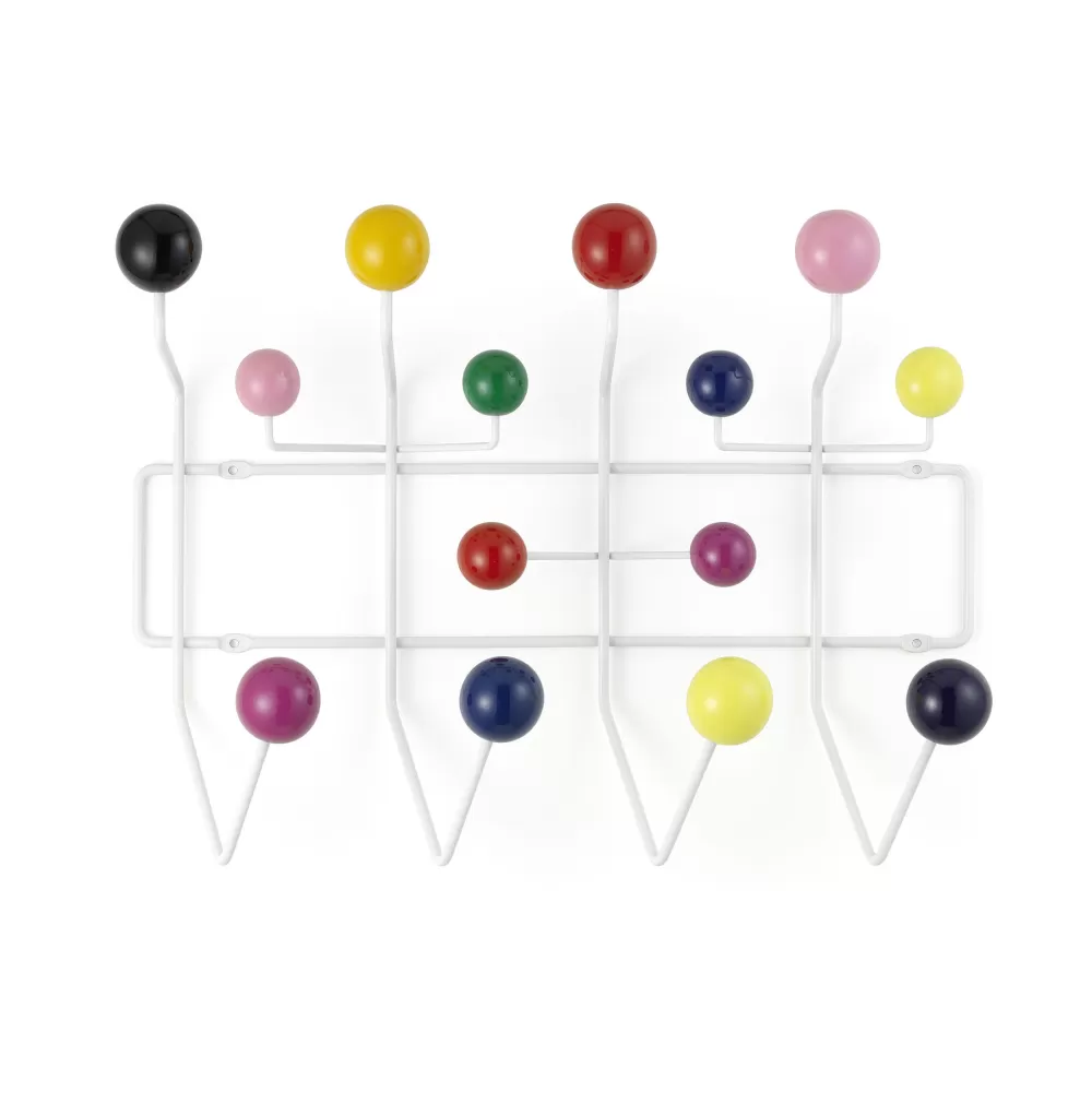 Appendiabiti E Ganci^Vitra Hang It All | Appendiabiti | Bianco - Multicolore