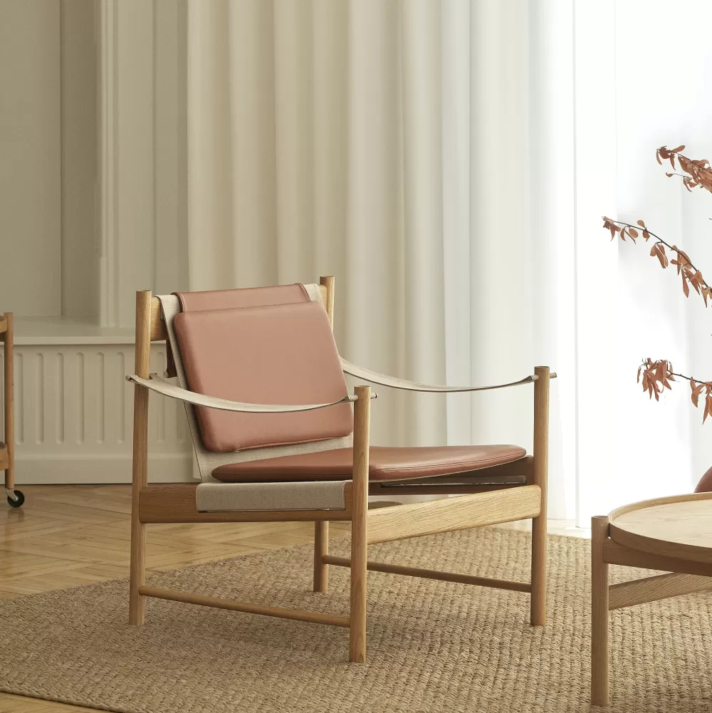Poltrone Singole^Brdr. Krüger Hb Lounge Chair | Poltrona | Rovere/Pelle