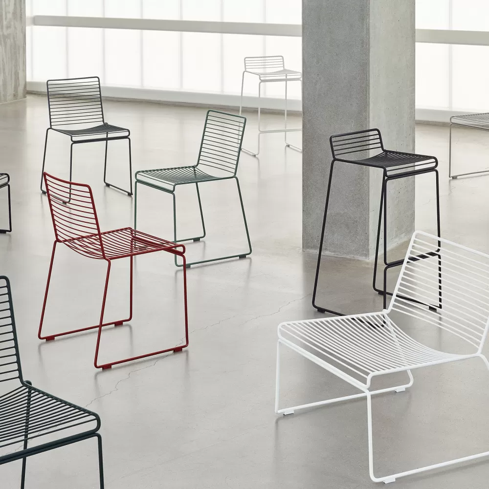 Sedie Per Esterni^HAY Hee Dining Chair | Sedia - Grigio Asfalto