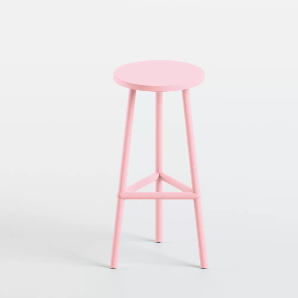 Sgabelli^Fantin Hug Stool | Sgabello | Rosa