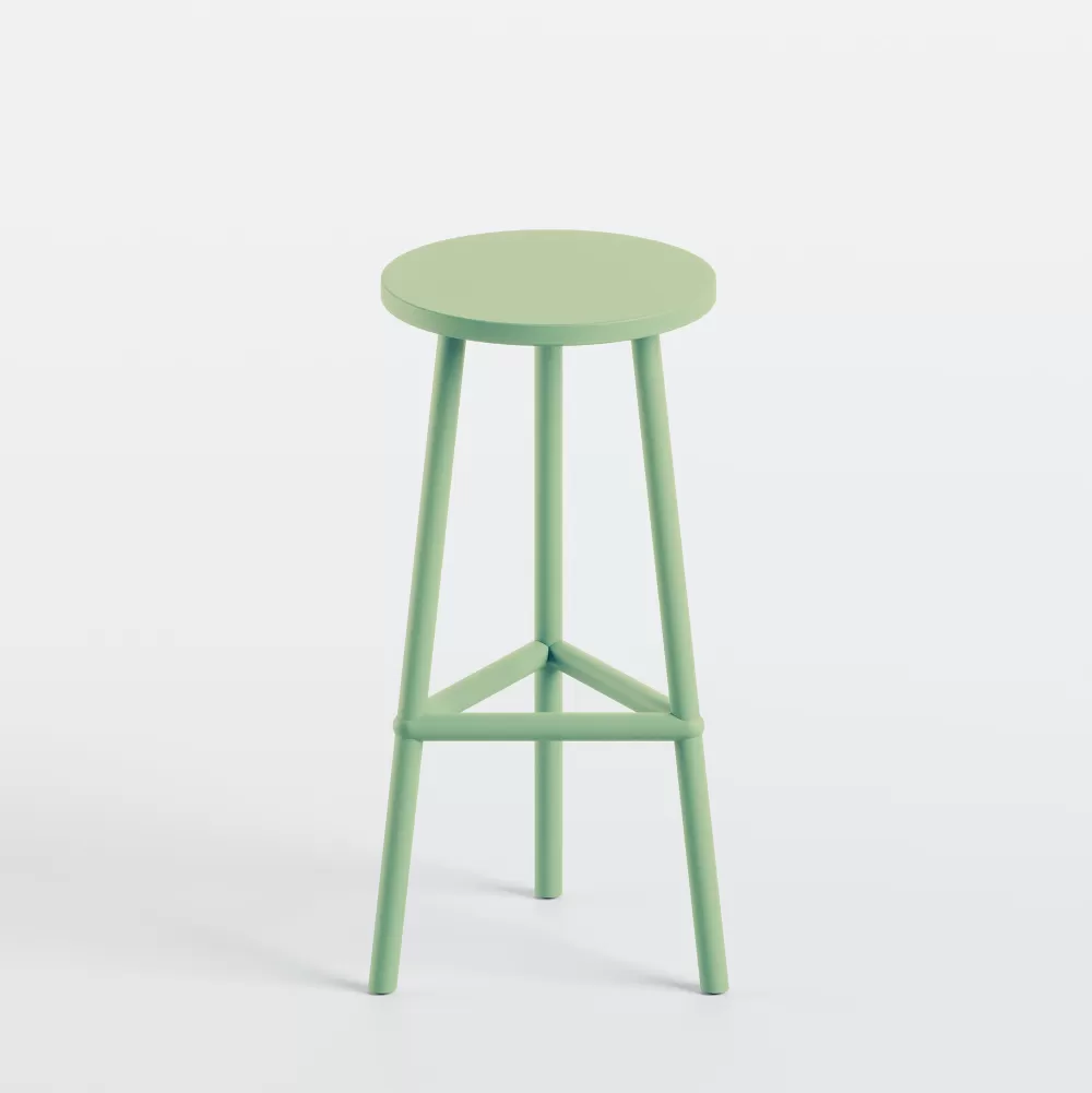 Sgabelli^Fantin Hug Stool | Sgabello | Verde