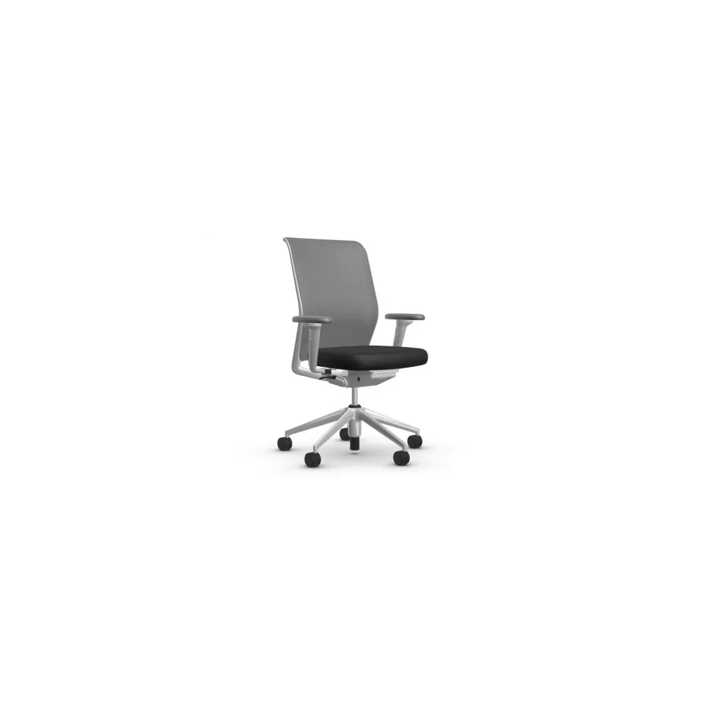 Sedie Da Ufficio^Vitra Id Mesh | Poltrona Ufficio | Alluminio - Nero