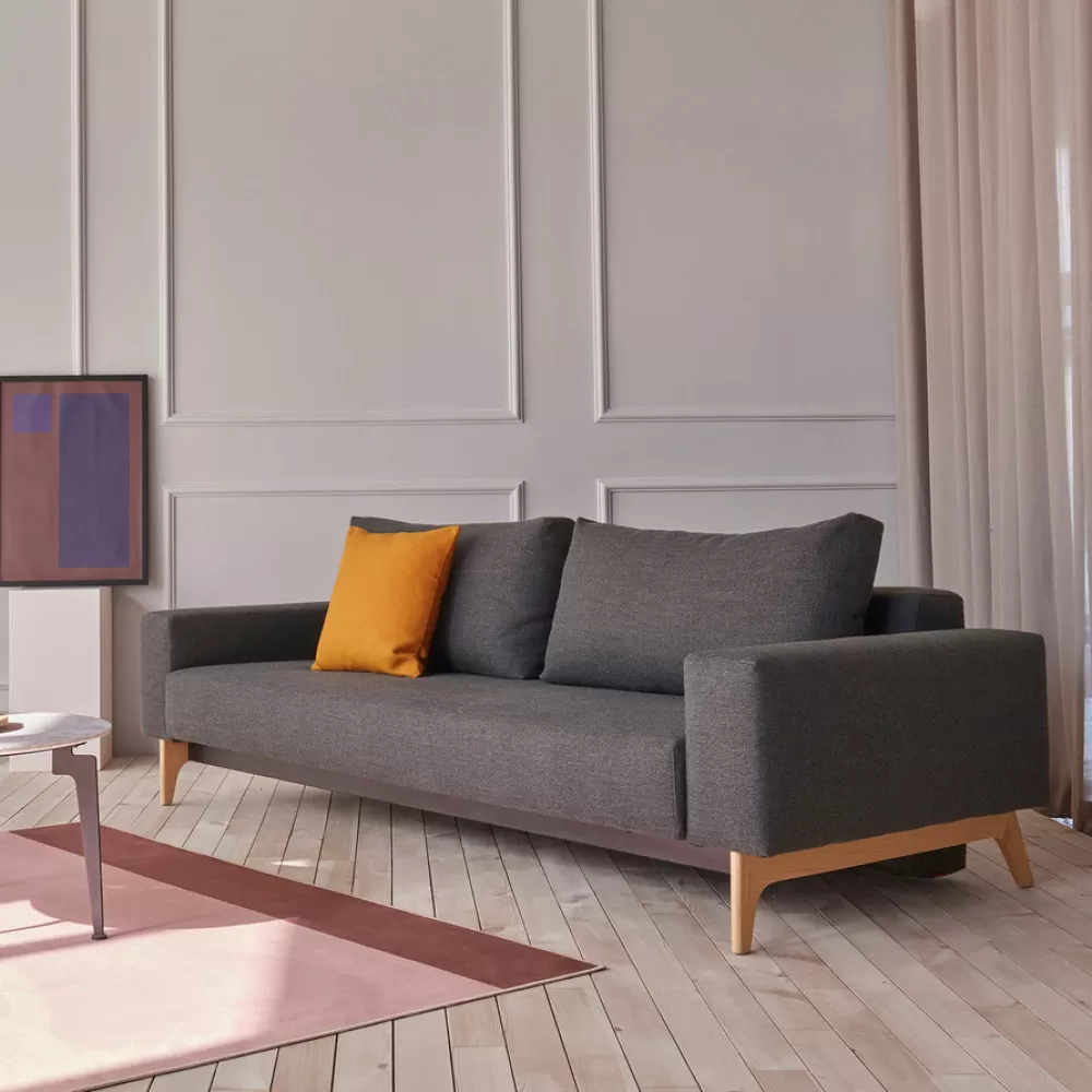 Divani Letto^Innovation Living Idun Divano Letto | 577 - Gambe Rovere | 140-200 Cm