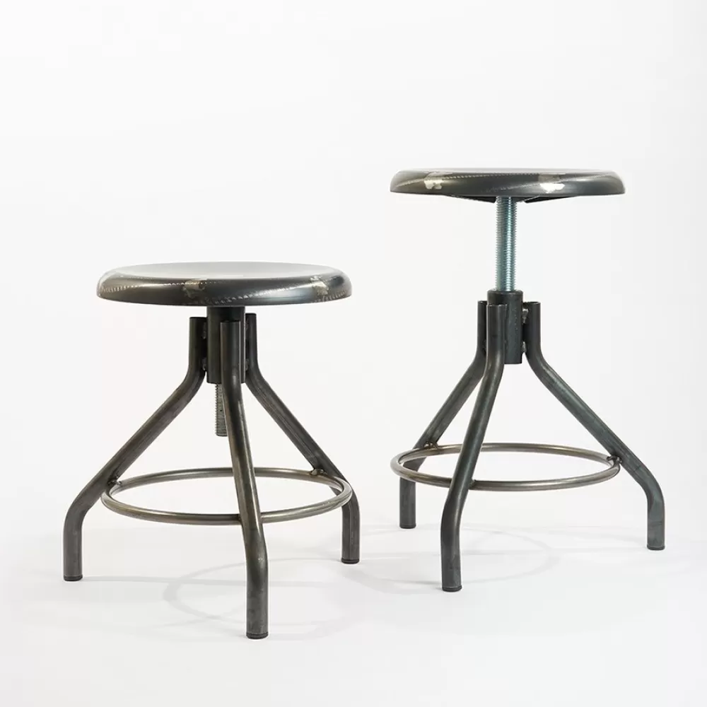 Sgabelli^Zava Jooke | Sgabello 40/50 - Ral 9005