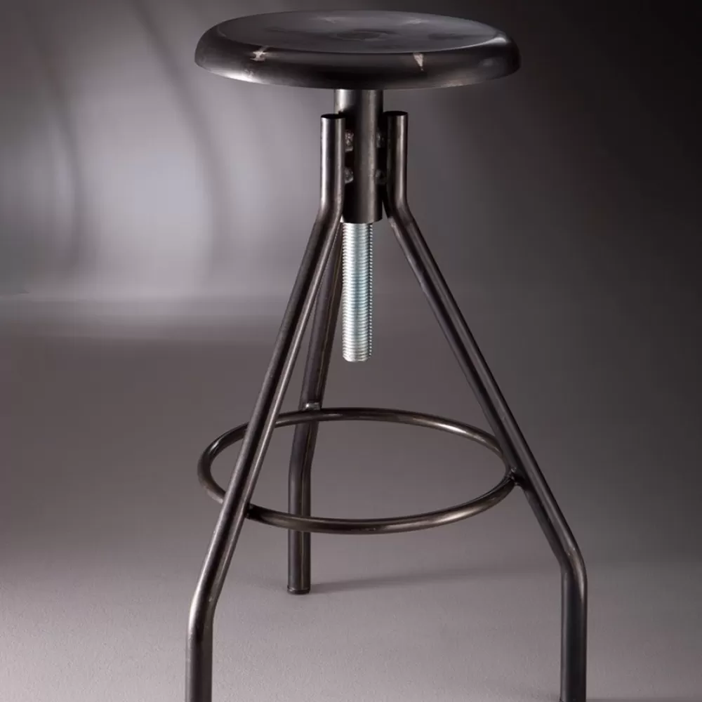 Sgabelli^Zava Jooke | Sgabello 65/85 - Ral 9005
