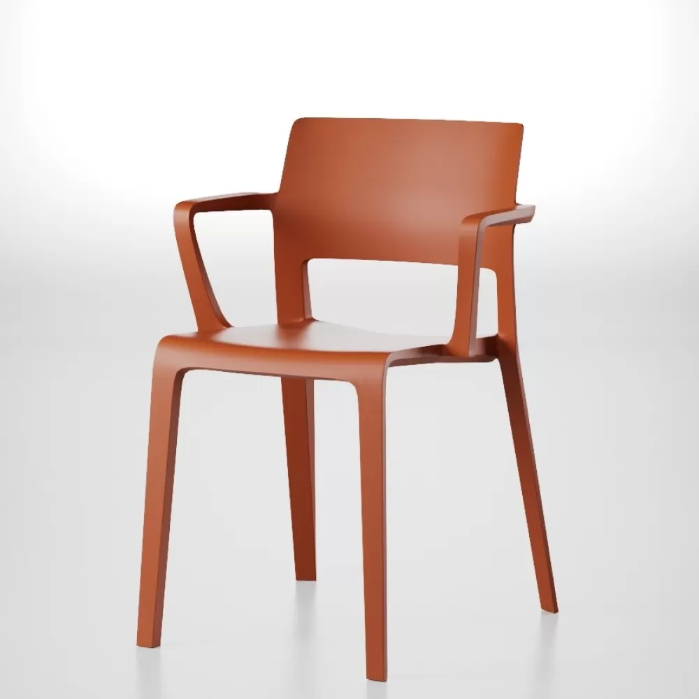 Sedie^Arper Juno 02 Armchair | Sedia Con Braccioli | Ruggine