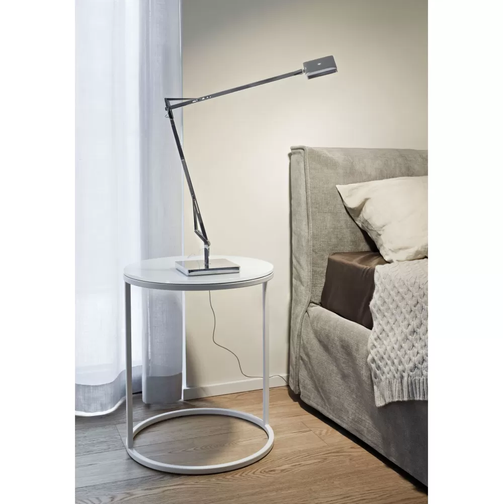 Lampade Da Tavolo^Flos Kelvin Edge Base | Lampada Da Scrivania - Titanio
