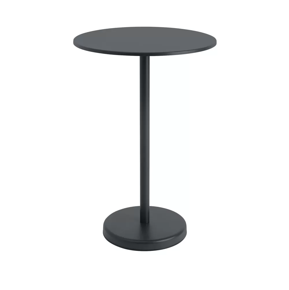 Tavolini^Muuto Linear Steel Cafe Table | Tavolino | Nero