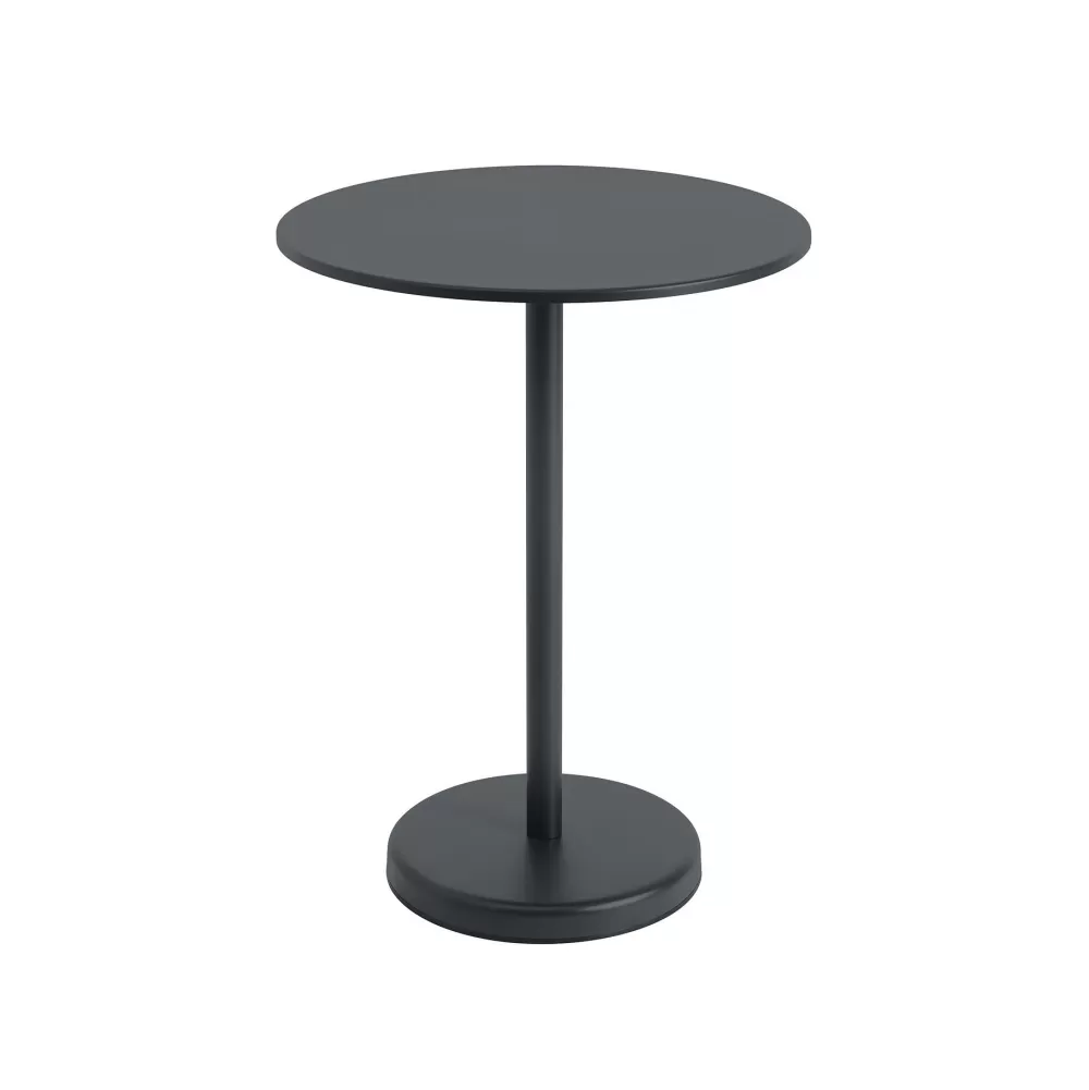 Tavolini^Muuto Linear Steel Cafe Table | Tavolino | Nero