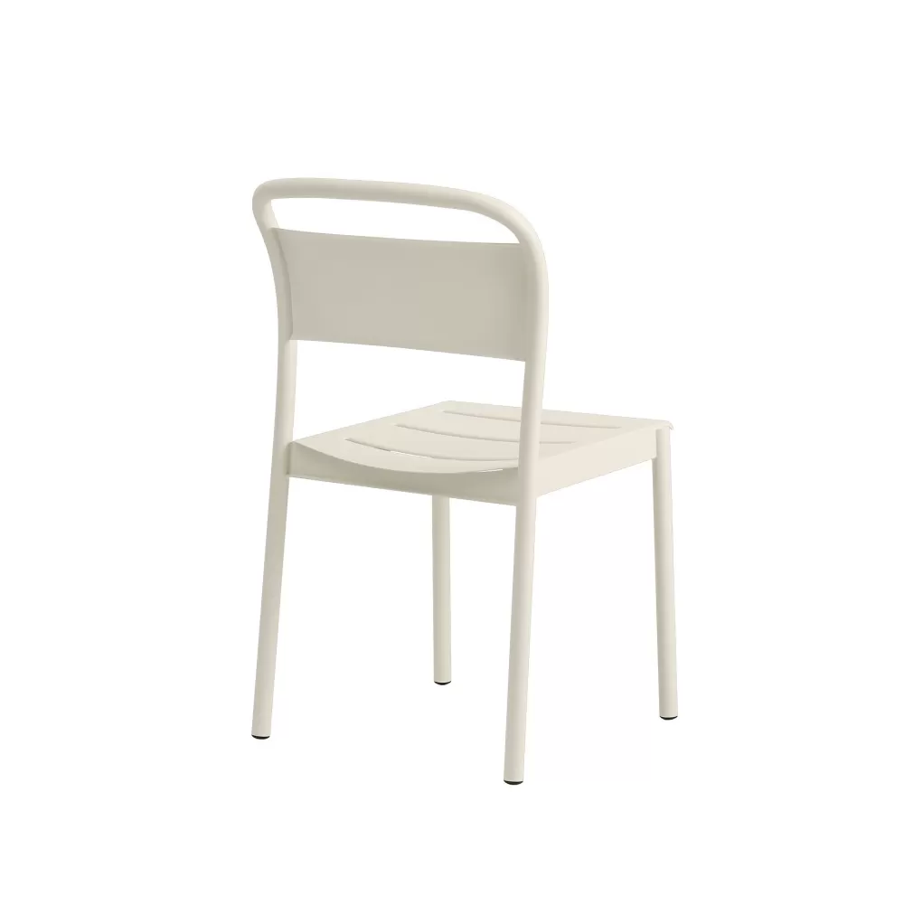 Sedie Per Esterni^Muuto Linear Steel Sidechair | Sedia Per Esterni | Off White