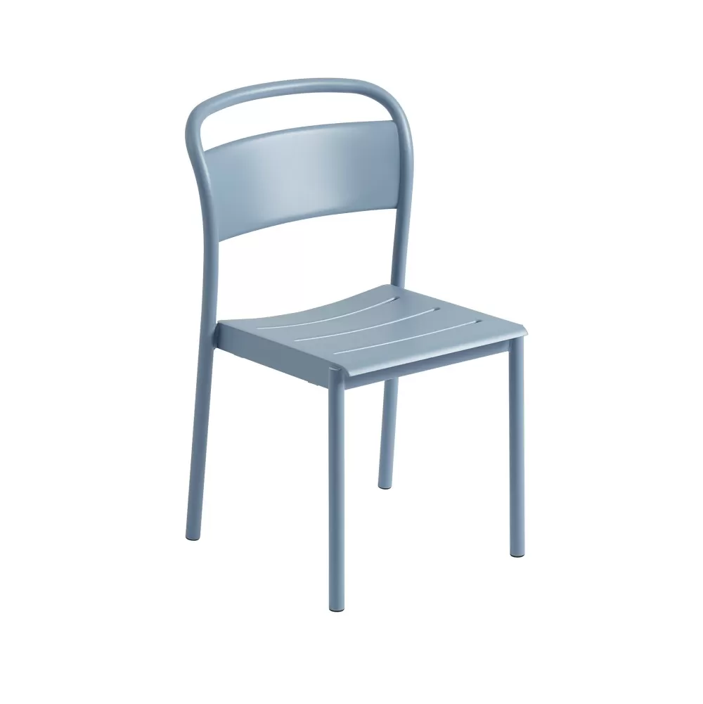Sedie Per Esterni^Muuto Linear Steel Sidechair | Sedia Per Esterni | Pale Blue