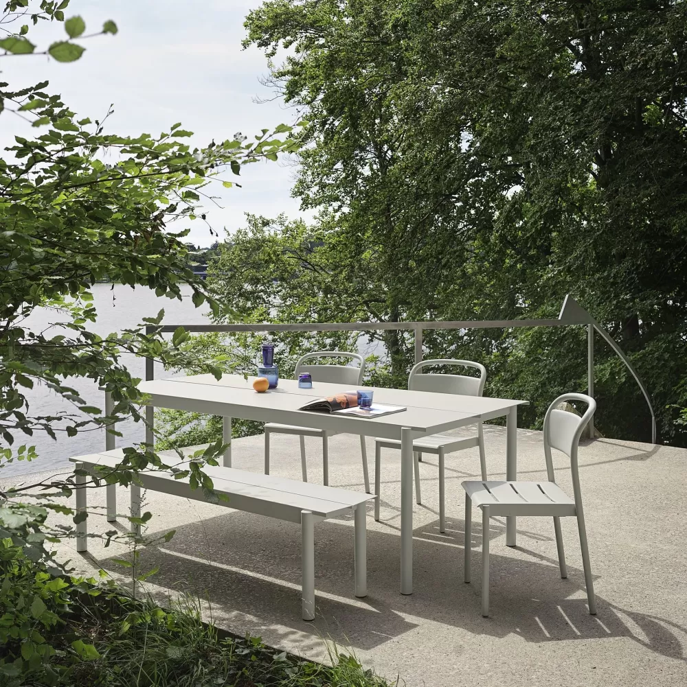 Tavoli Per Esterni^Muuto Linear Steel Table | Tavolo Per Esterni | Grigio
