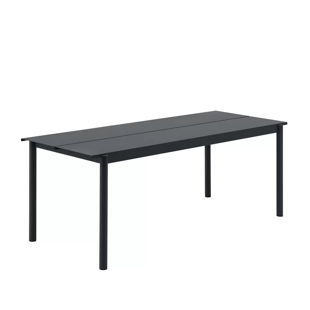 Tavoli Per Esterni^Muuto Linear Steel Table | Tavolo Per Esterni | Nero