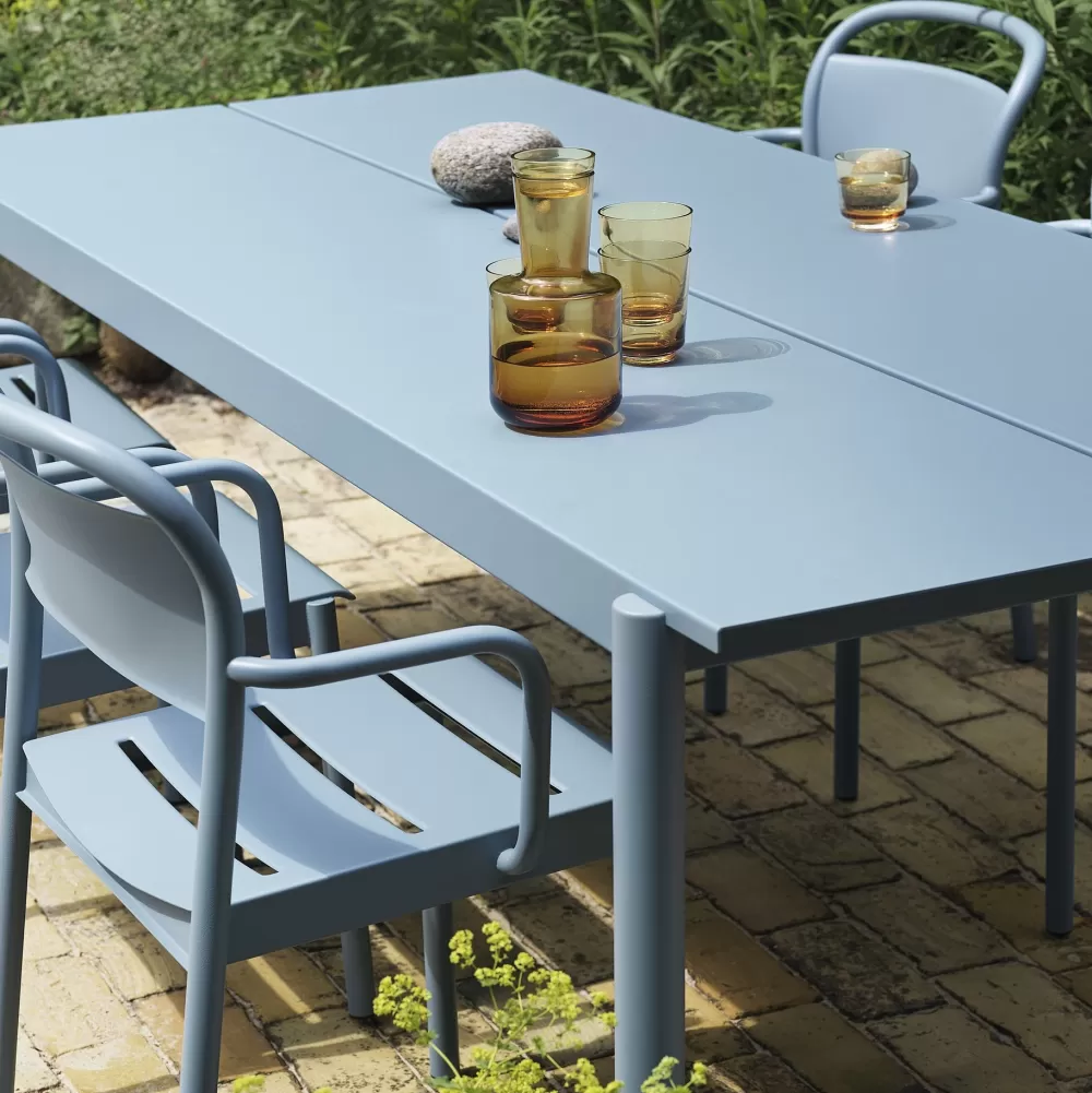 Tavoli Per Esterni^Muuto Linear Steel Table | Tavolo Per Esterni | Pale Blue