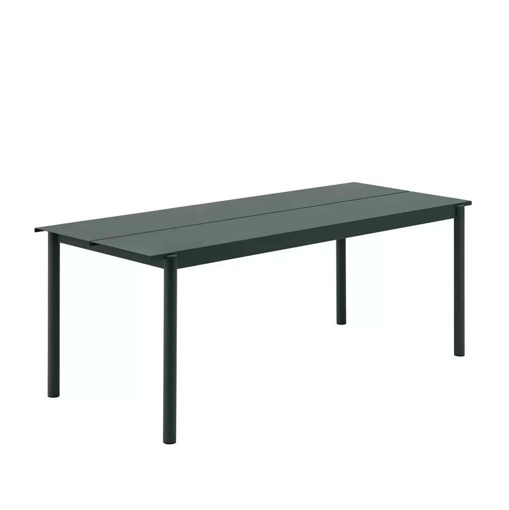 Tavoli Per Esterni^Muuto Linear Steel Table | Tavolo Per Esterni | Verde Scuro