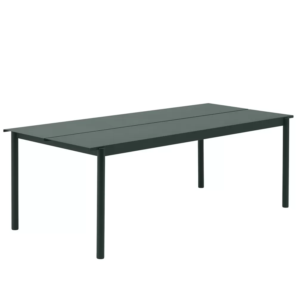 Tavoli Per Esterni^Muuto Linear Steel Table | Tavolo Per Esterni | Verde Scuro