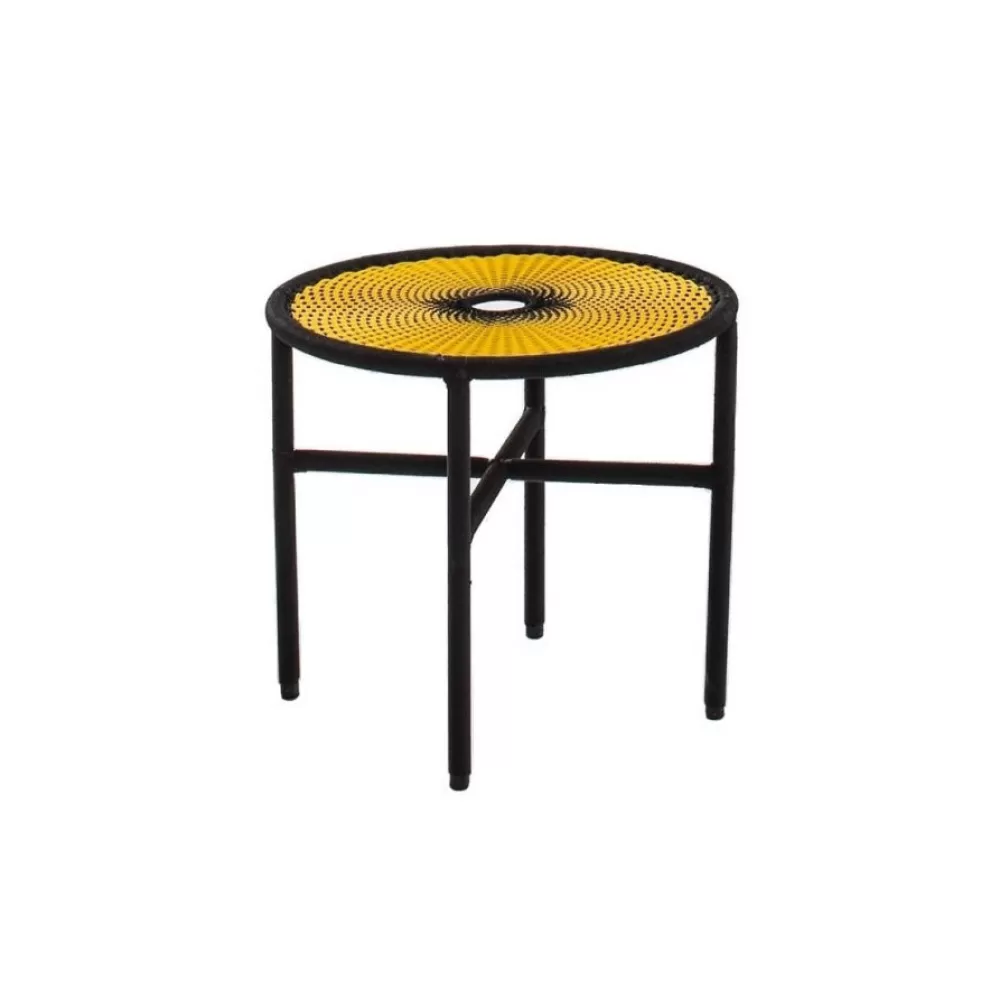 Tavoli Per Esterni^Moroso M'Afrique Banjooli Bistrot Table | Tavolo Bistrot | Giallo-Nero