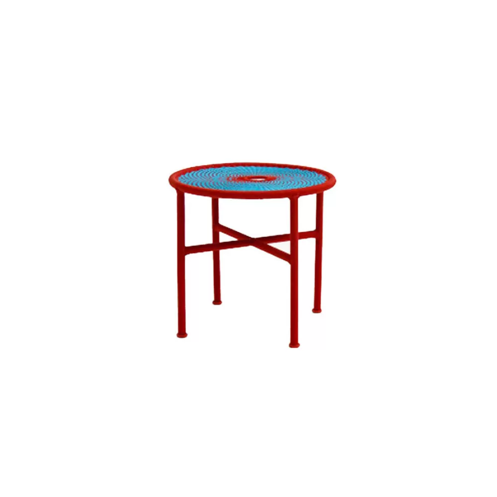 Tavoli Per Esterni^Moroso M'Afrique Banjooli Bistrot Table | Tavolo Bistrot | Rosso-Azzurro