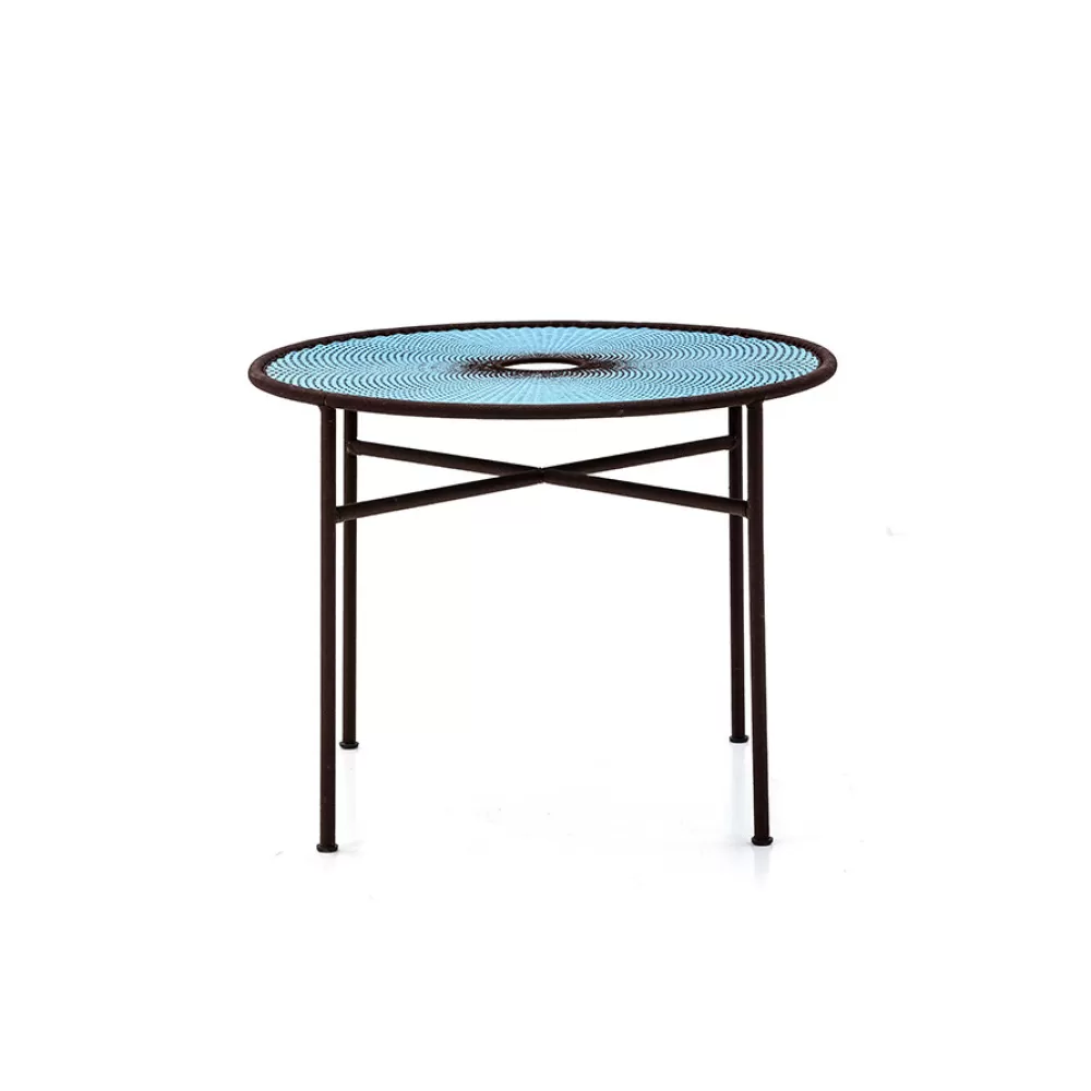 Tavoli Per Esterni^Moroso M'Afrique Banjooli Large Table | Tavolo Grande | Marrone-Turchese
