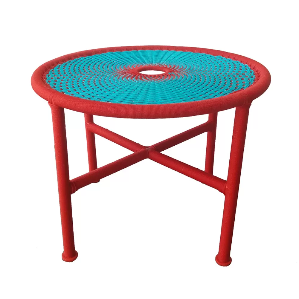 Tavoli Per Esterni^Moroso M'Afrique Banjooli Small Table | Tavolino | Rosso-Azzurro