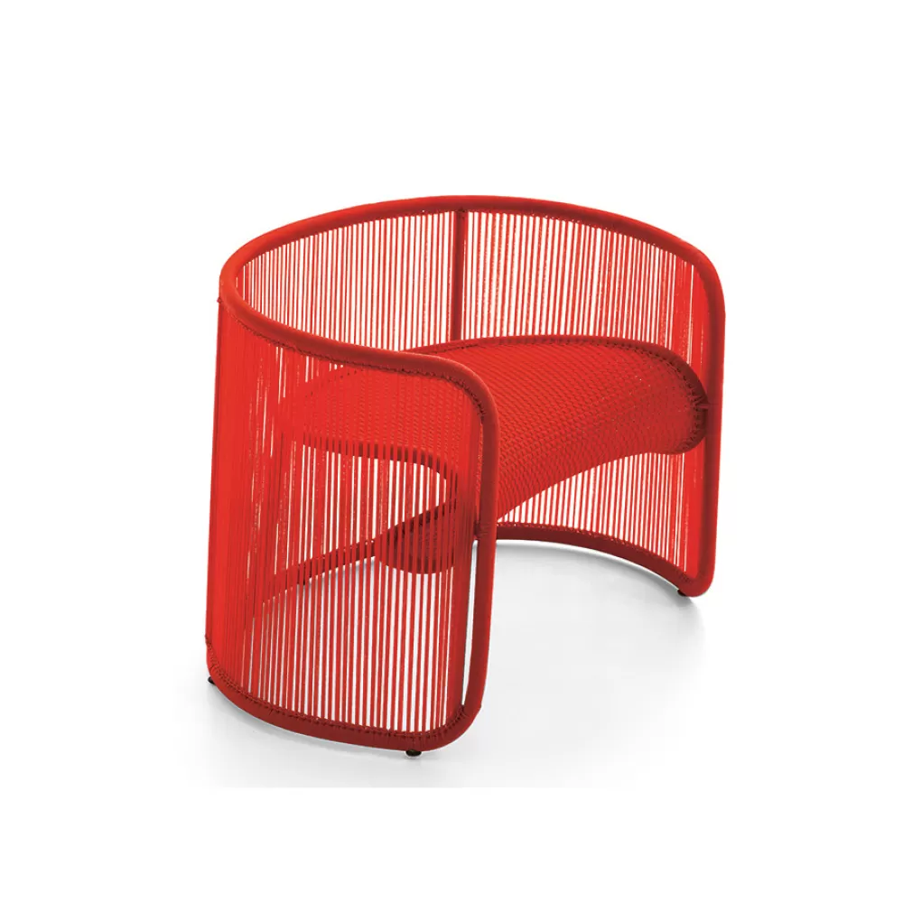 Divani E Poltrone^Moroso M'Afrique Husk Stool S | Pouf | Rosso