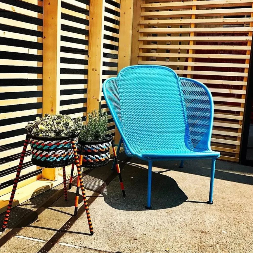 Divani E Poltrone^Moroso M'Afrique Imba Armchair | Poltrona | Azzurro Cielo