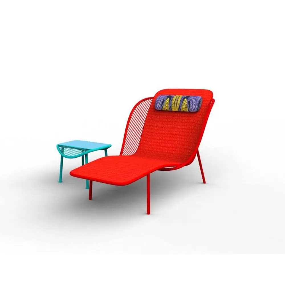 Pouf^Moroso M'Afrique Imba Stool | Pouf | Azzuro Cielo