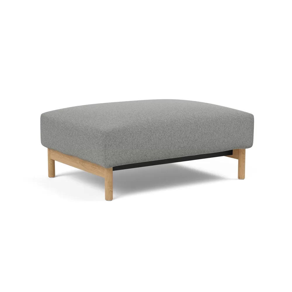 Pouf^Innovation Living Malloy Wood Pouf | 533