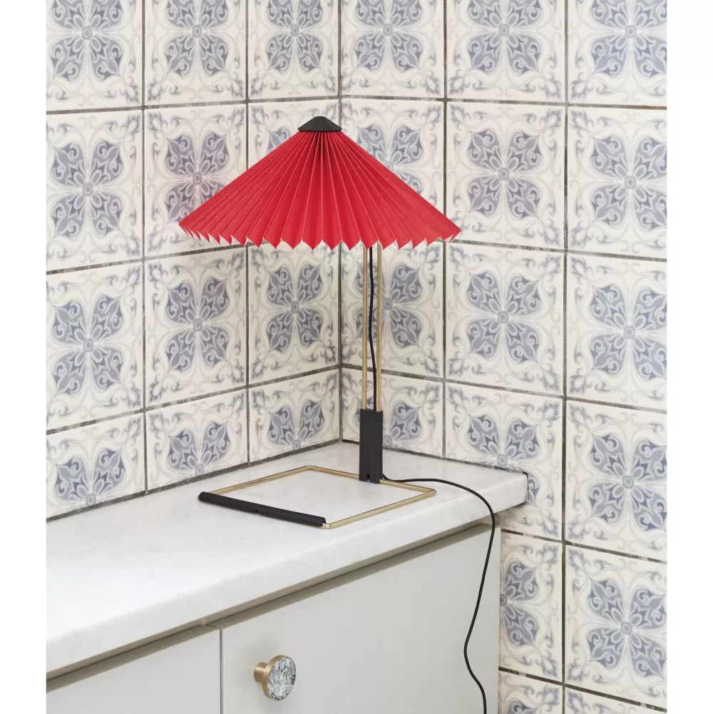 Lampade Da Tavolo^HAY Matin S | Lampada Da Tavolo | Rosso Brillante
