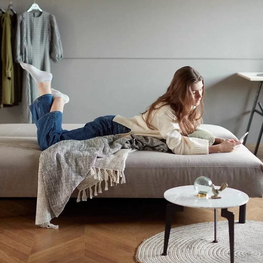 Divani Letto^Innovation Living Merga | Divano Letto | Base Legno Nero | 318 | 140-200