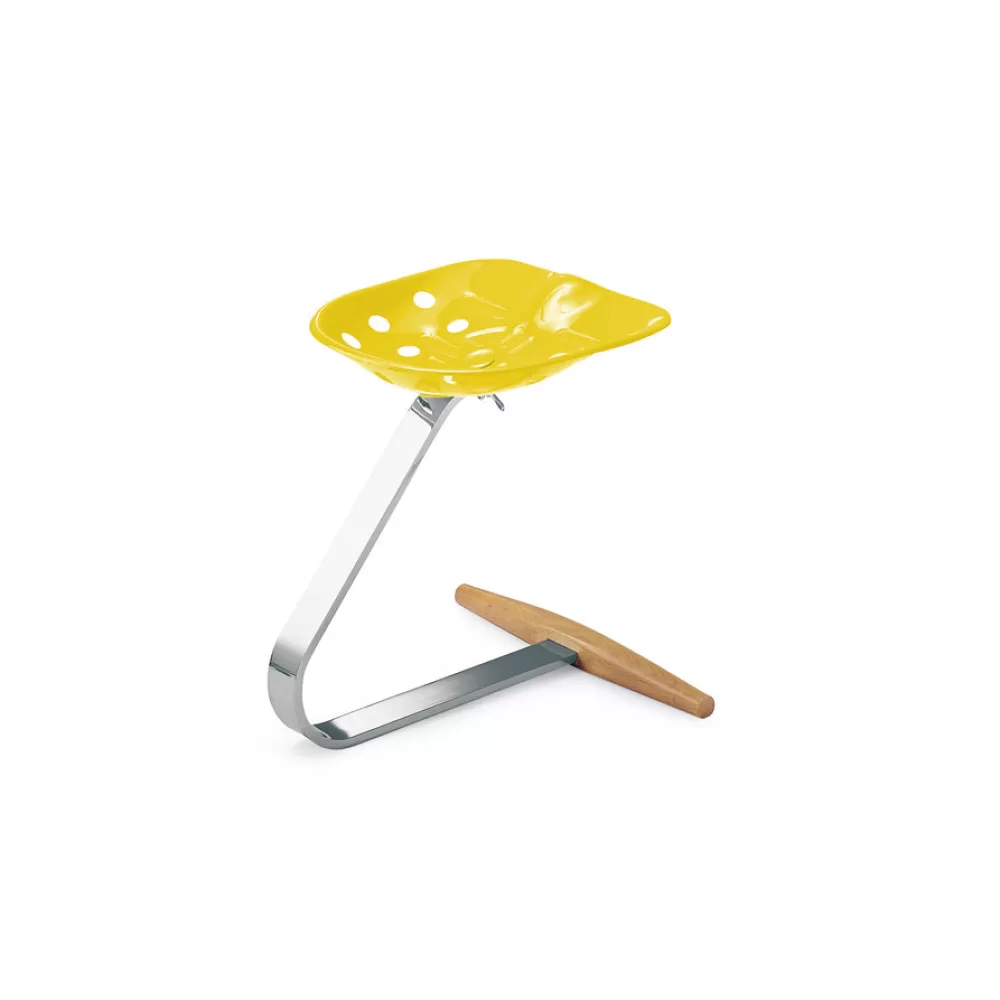Decorazioni^Zanotta Mezzadro | Sgabello | Giallo