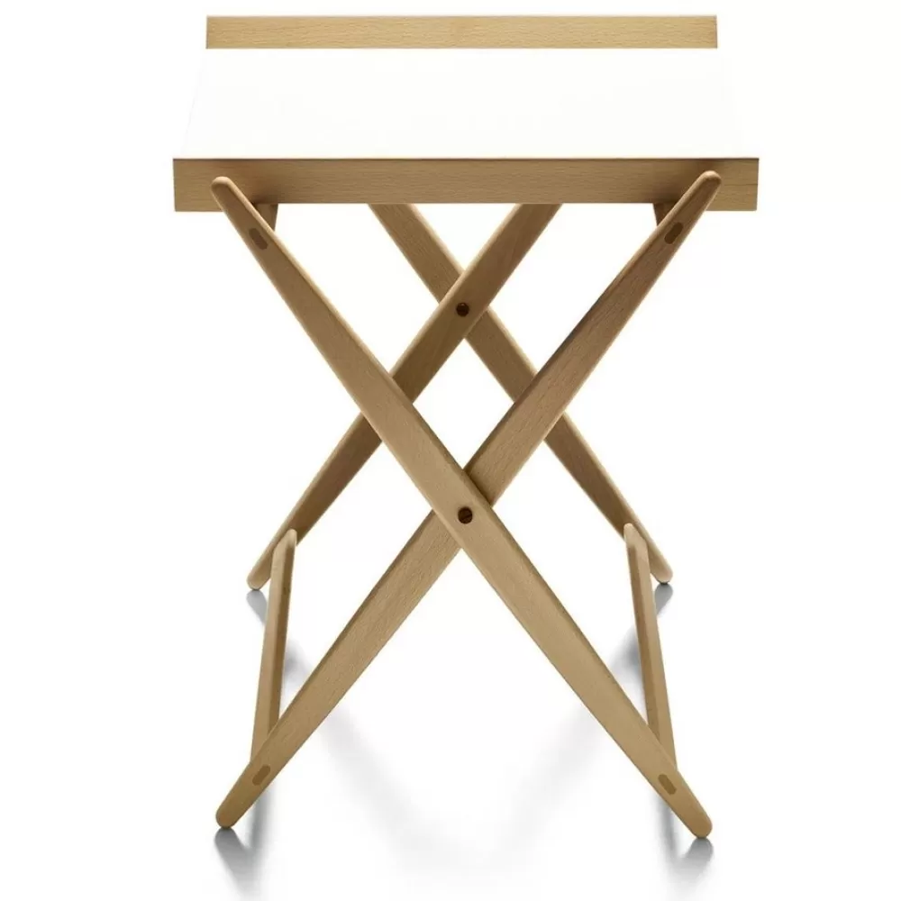 Tavolini^DePadova Mini Mate | Tavolino - Faggio/Laminato Bianco