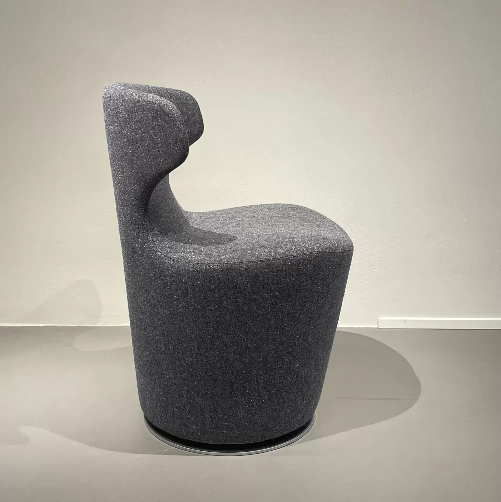 Sedie^B&B Italia Mini Papilio | Sedia Girevole | Tessuto - Ex Display