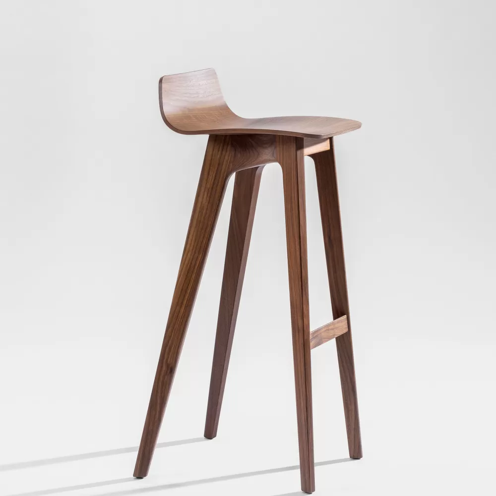 Sgabelli^Zeitraum Morph Bar | Sgabello Da Bar - Noce Americano