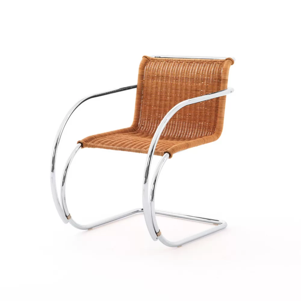 Sedie^Knoll Mr Side Chair With Arms | Sedia A Sbalzo Con Braccioli