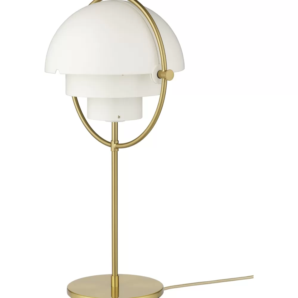 Lampade Da Tavolo^GUBI Multi-Lite Table Lamp | Lampada Da Tavolo | Bianco - Ottone