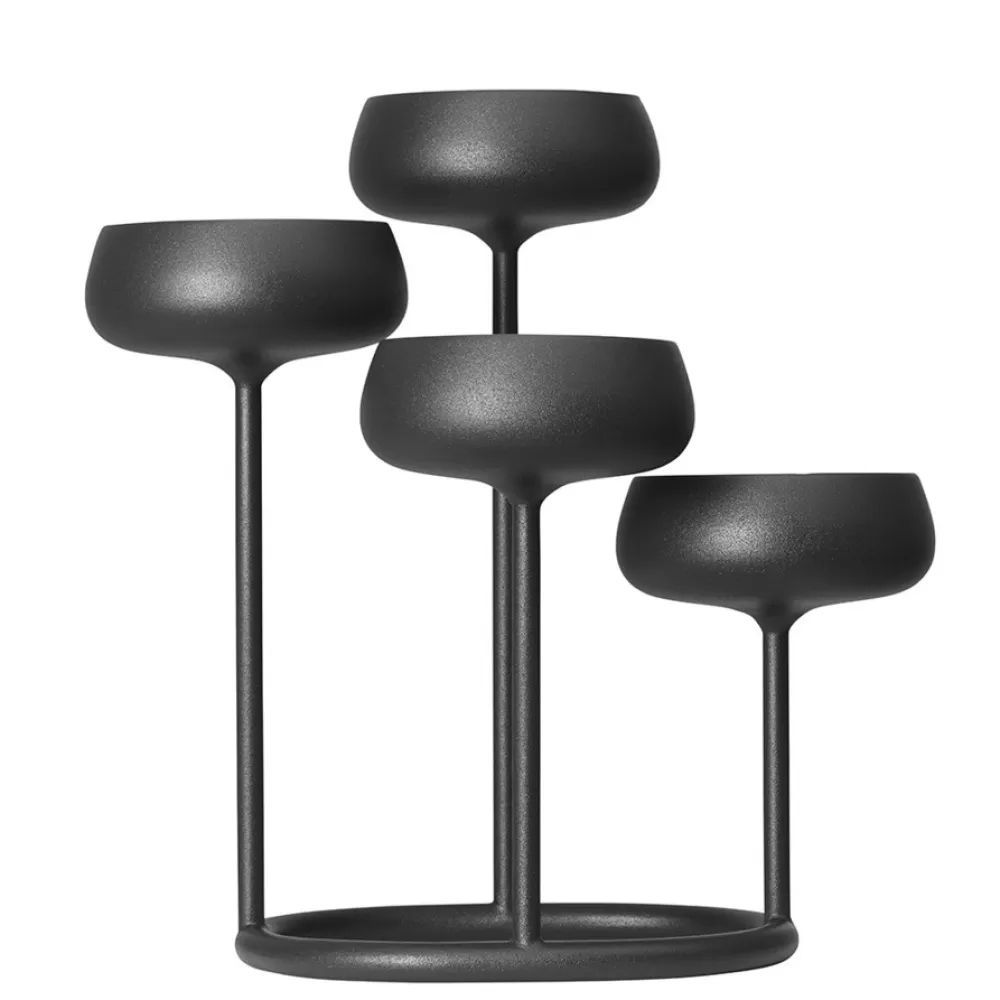 Decorazioni^Iittala Nappula Candelabra | Grigio Scuro - 251X263Cm