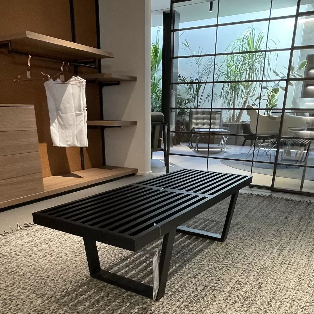 Panche^Vitra Nelson Bench | Panca | Nero