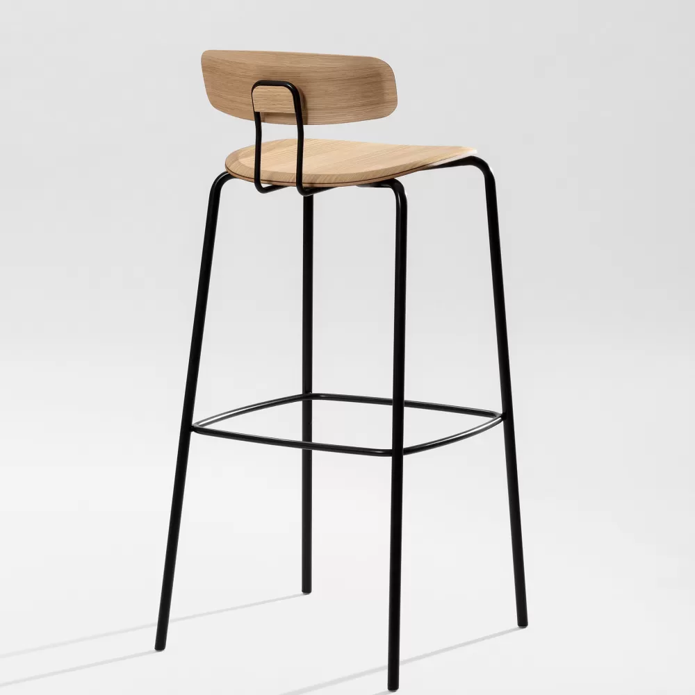 Sgabelli^Zeitraum Okito Ply Bar | Sgabello Da Bar | Rovere