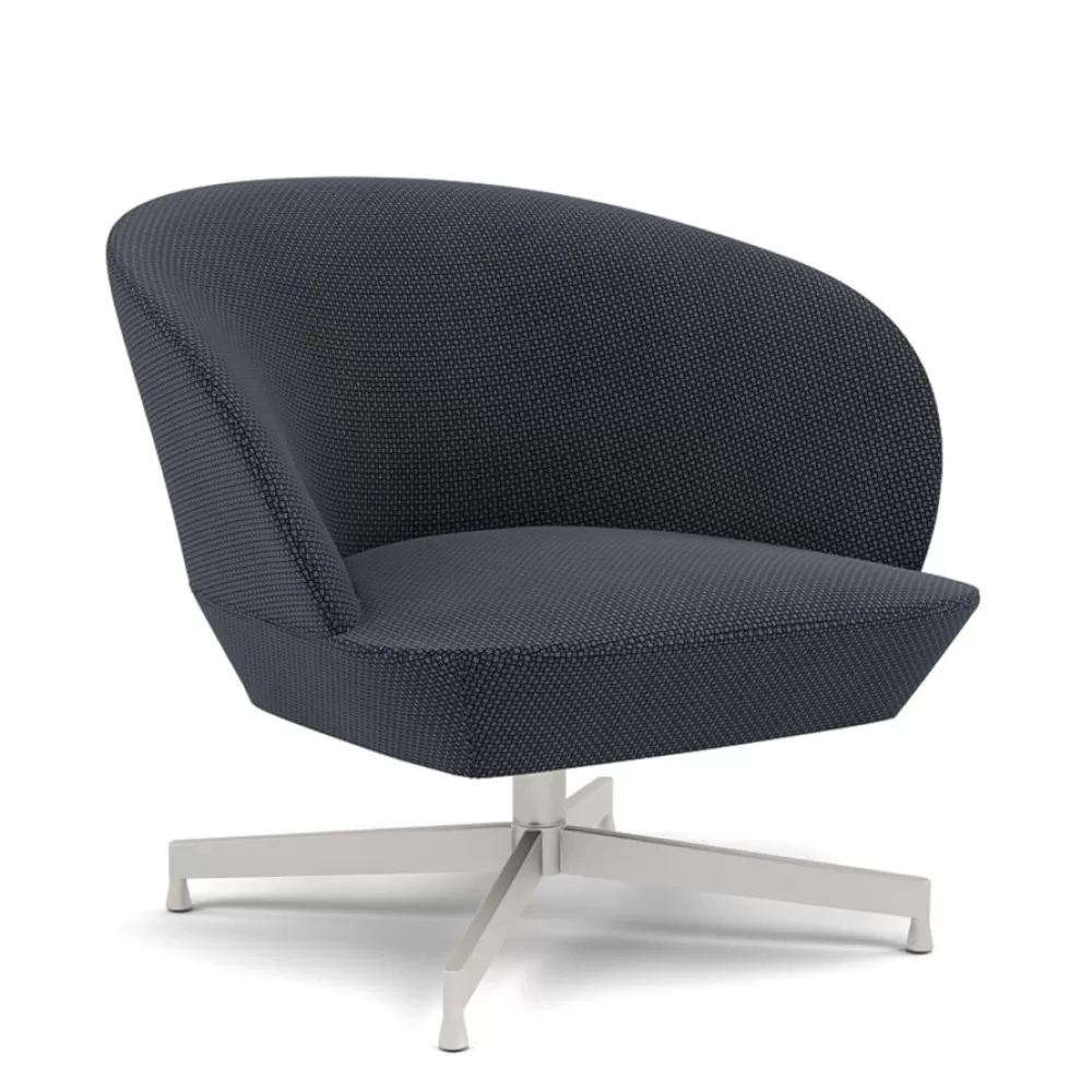 Poltrone Singole^Muuto Oslo Lounge Chair | Poltrona Base Girevole