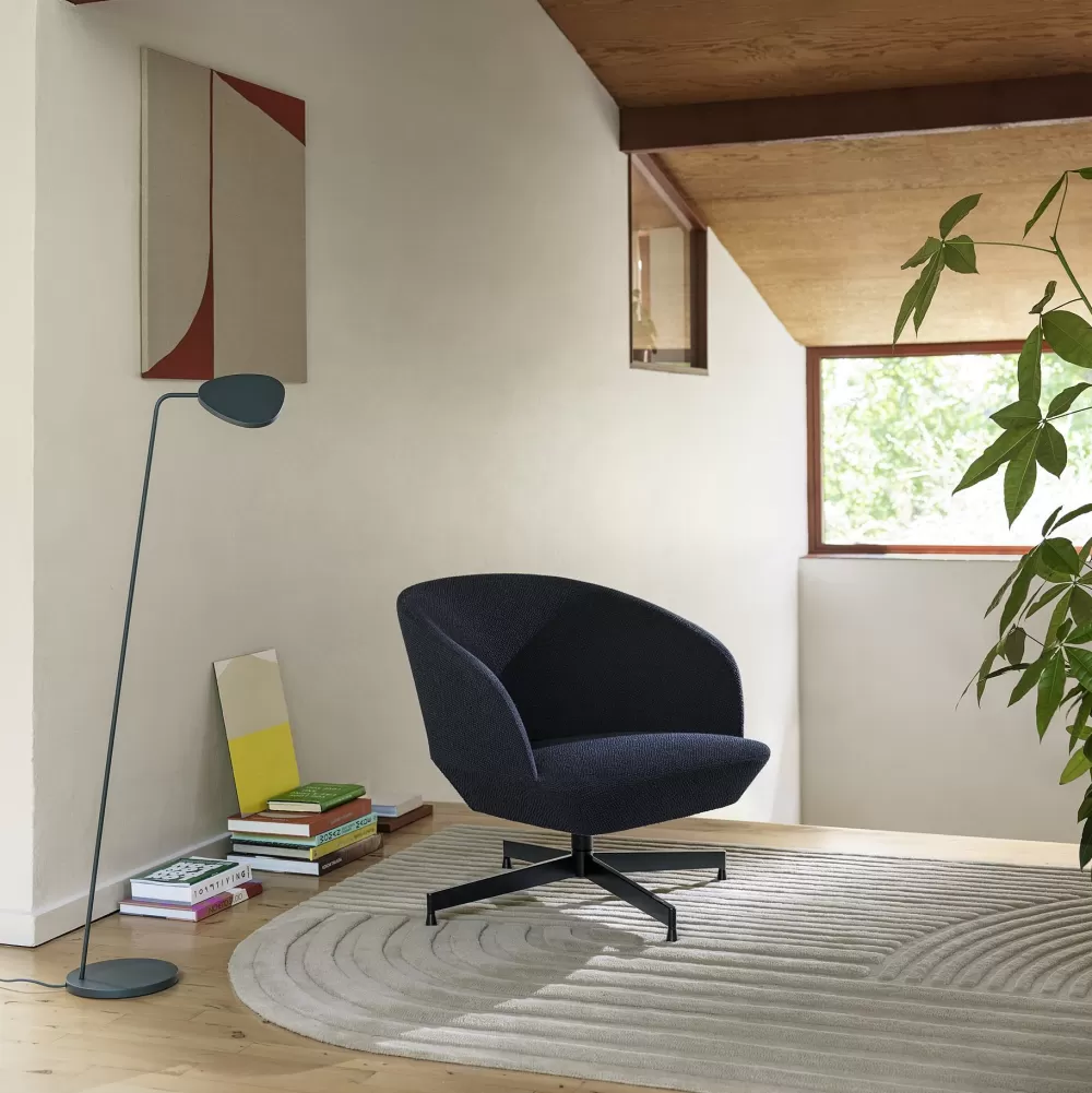 Poltrone Singole^Muuto Oslo Lounge Chair | Poltrona Base Girevole