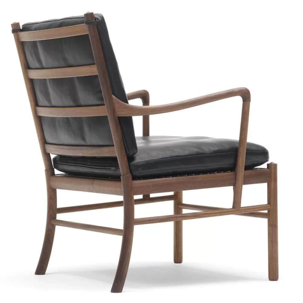 Poltrone Singole^Carl Hansen & Søn Ow149 | Poltrona | Noce - Pelle Nera