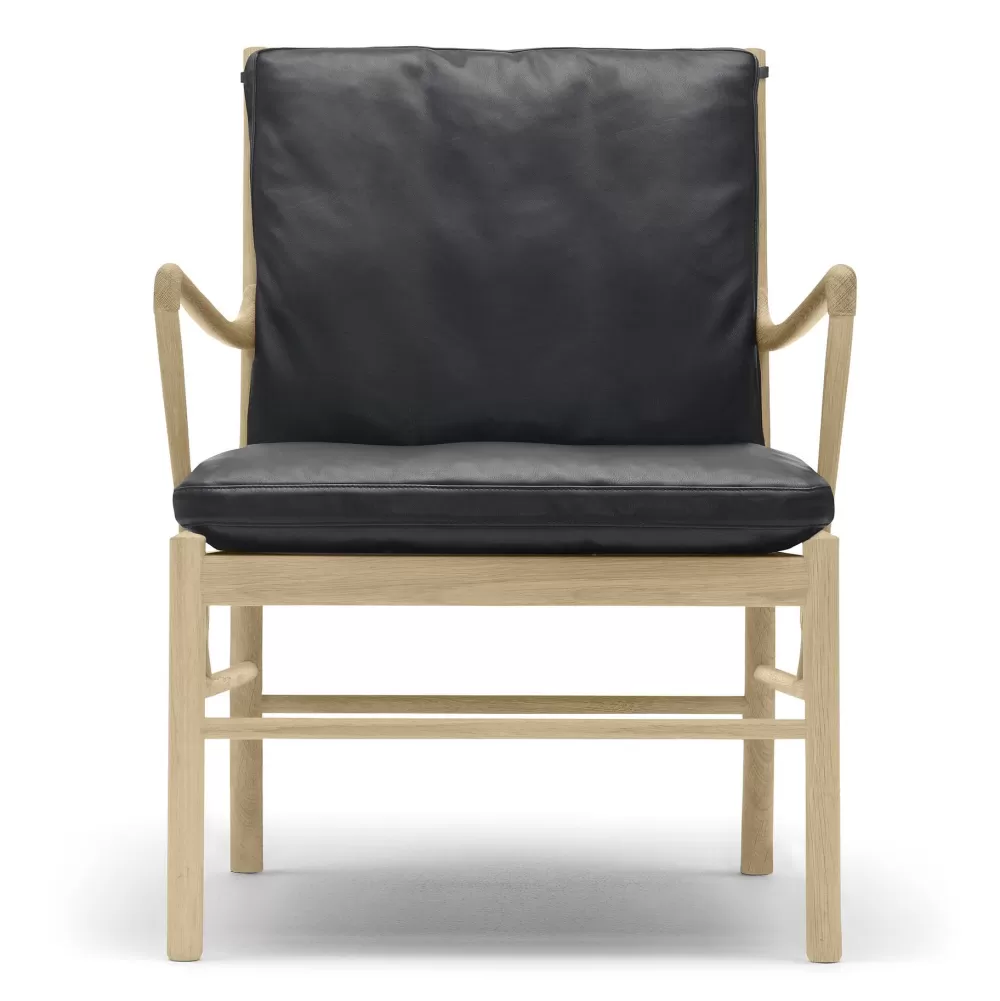 Poltrone Singole^Carl Hansen & Søn Ow149 | Poltrona | Rovere - Pelle Nera