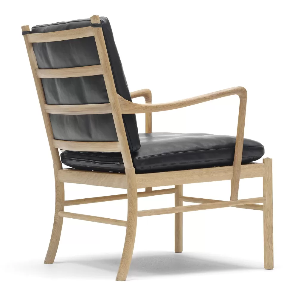 Poltrone Singole^Carl Hansen & Søn Ow149 | Poltrona | Rovere - Pelle Nera
