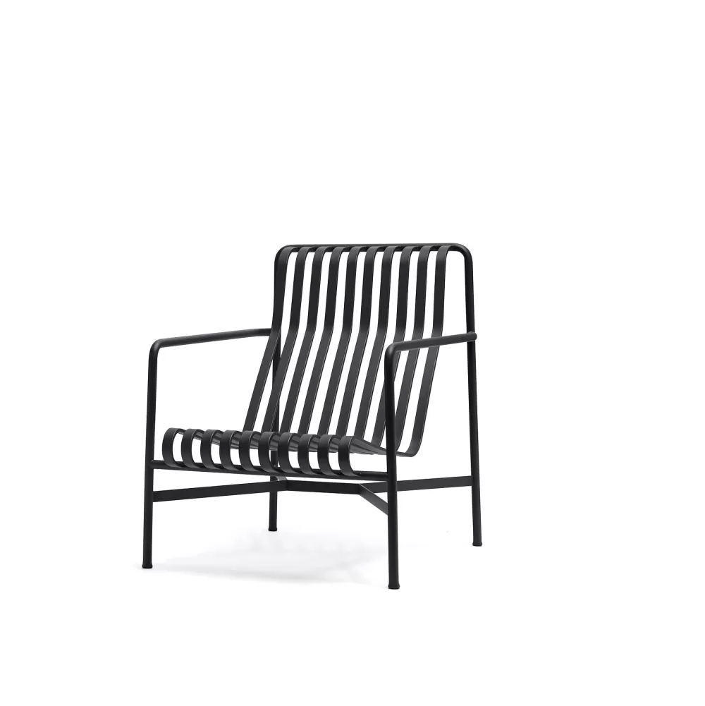 Divani E Poltrone^HAY Palissade Lounge Chair High | Antracite