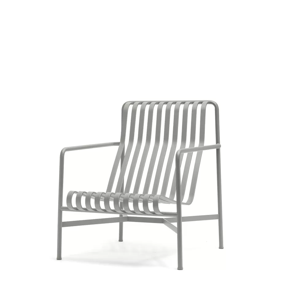Divani E Poltrone^HAY Palissade Lounge Chair High | Grigio Cielo