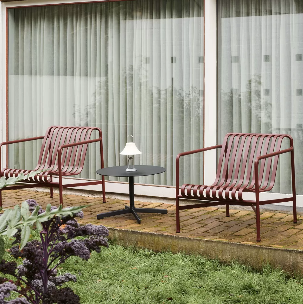 Divani E Poltrone^HAY Palissade Lounge Chair Low | Poltrona Bassa | Iron Red